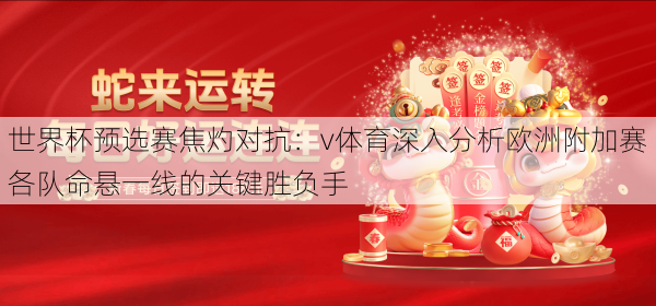 世界杯预选赛焦灼对抗：v体育深入分析欧洲附加赛各队命悬一线的关键胜负手