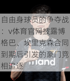 自由身球员的争夺战：v体育官网披露博格巴、埃里克森合同到期后引发的豪门竞相追逐