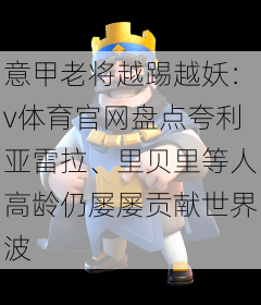 意甲老将越踢越妖：v体育官网盘点夸利亚雷拉、里贝里等人高龄仍屡屡贡献世界波